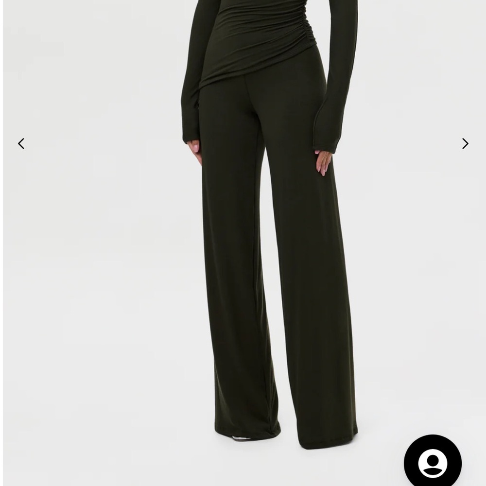 naked wardrobe black Wide-Leg Pants